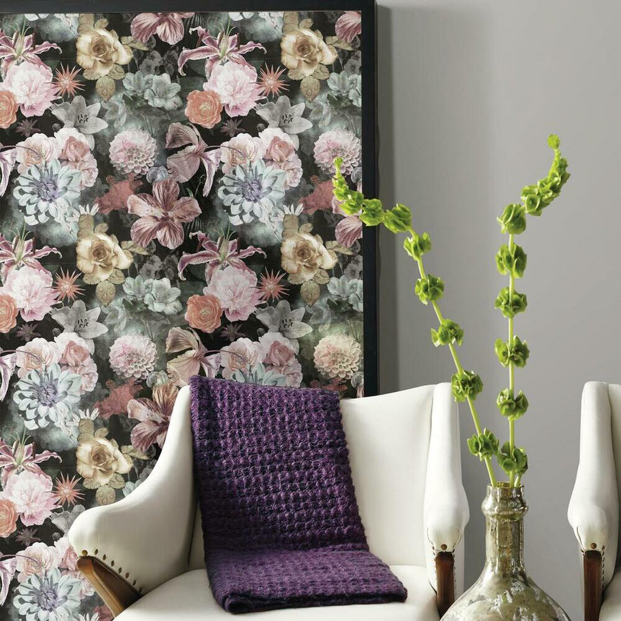 Vintage Floral Blooms Peel and Stick Wallpaper – RoomMates Decor