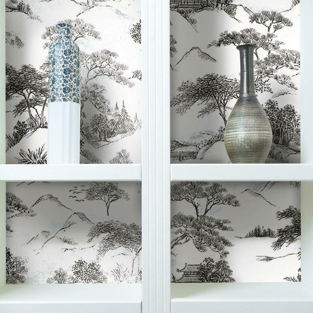 Oriental Toile Peel and Stick Wallpaper Peel and Stick Wallpaper RoomMates   