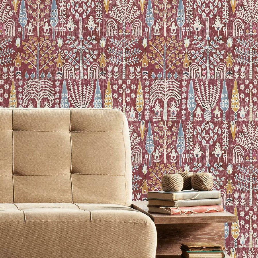 Persian Ikat Peel & Stick Wallpaper – Roommates Decor