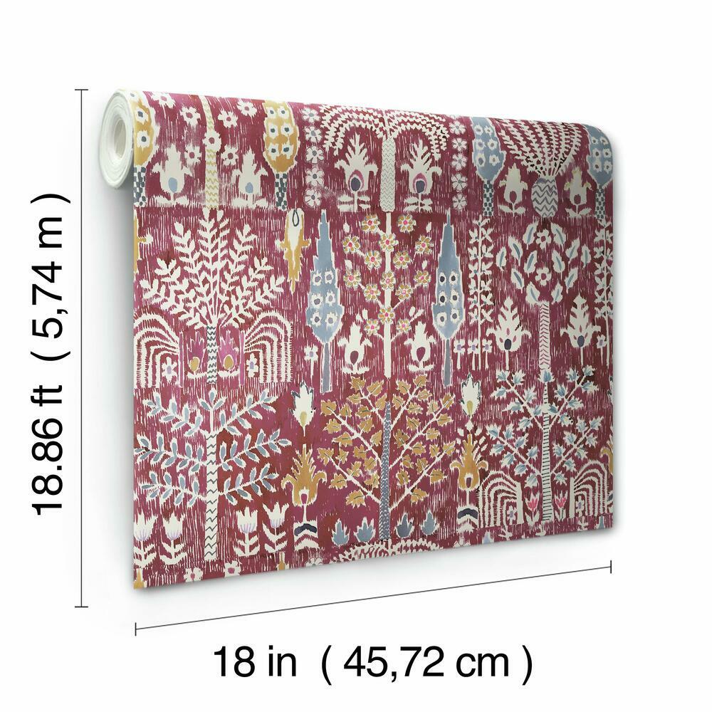 Persian Ikat Peel & Stick Wallpaper Peel and Stick Wallpaper RoomMates   