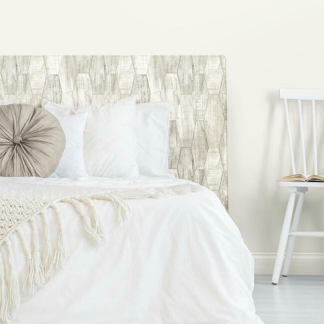 Wood Hexagon Tile Peel & Stick Wallpaper Peel and Stick Wallpaper RoomMates   