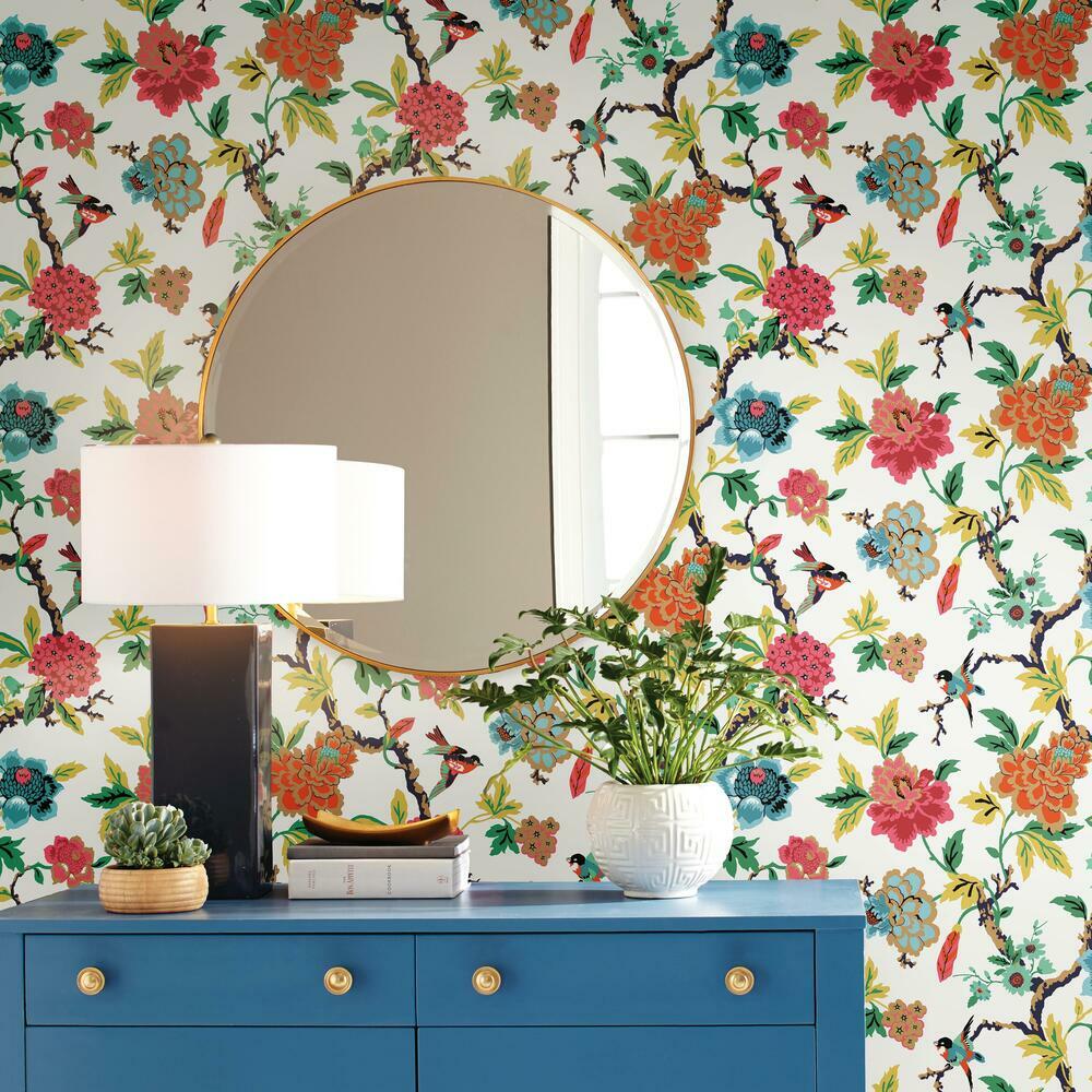 Waverly Candid Moments Peel & Stick Wallpaper Peel and Stick Wallpaper RoomMates   