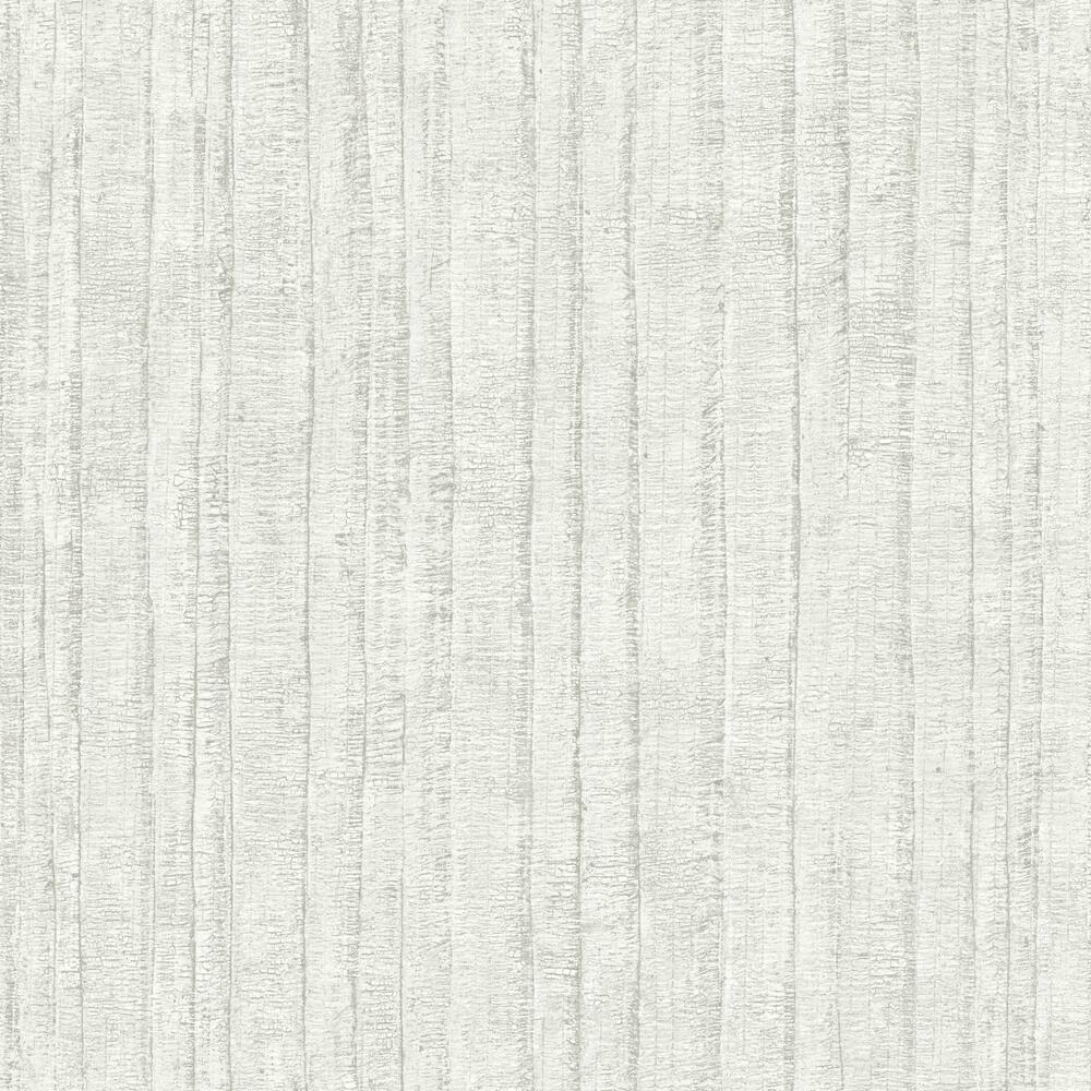 Crackled Stria Faux Texture Peel and Stick Wallpaper Peel and Stick Wallpaper RoomMates Roll White 