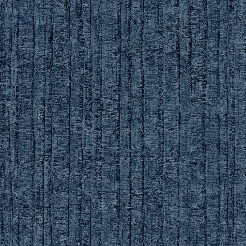 Crackled Stria Faux Texture Peel and Stick Wallpaper Peel and Stick Wallpaper RoomMates Roll Blue 