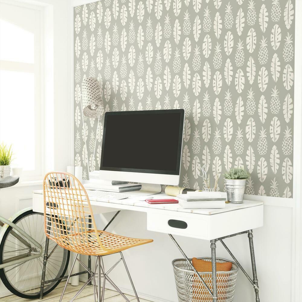 Pineapple Block Print Peel and Stick Wallpaper – RoomMates Decor