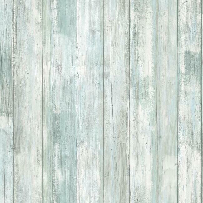 Distressed Wood Peel and Stick Wallpaper Peel and Stick Wallpaper RoomMates Roll Denim Blue 