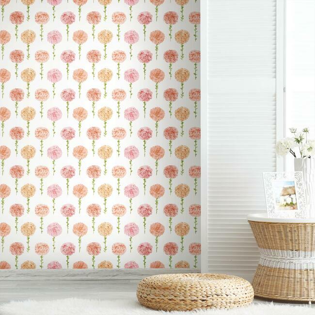 Mum Floral Peel & Stick Wallpaper Peel and Stick Wallpaper RoomMates   