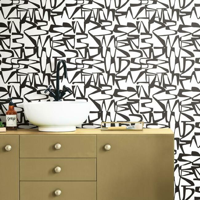 Jane Dixon Enigmatic Peel & Stick Wallpaper Peel and Stick Wallpaper RoomMates   