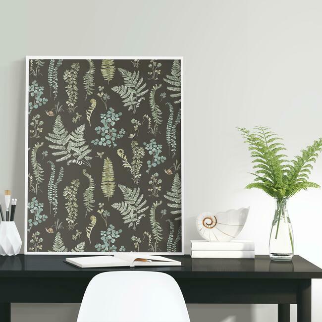 Lisa Audit Fern Study Peel & Stick Wallpaper Peel and Stick Wallpaper RoomMates   