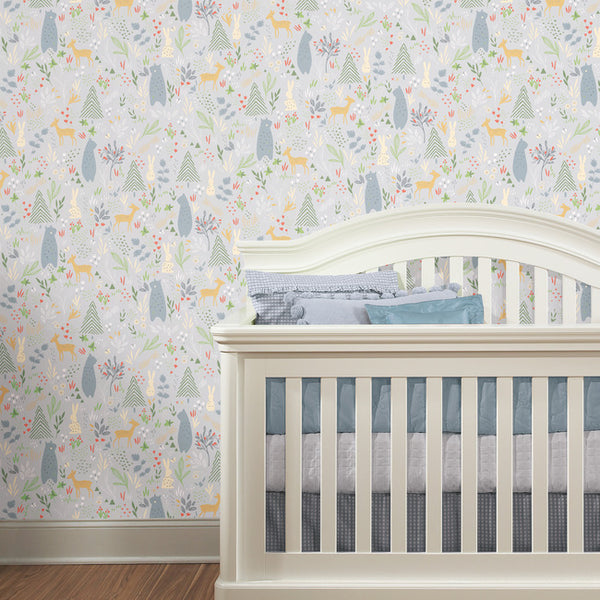 Nursery Wallpaper For Babies  100 Removable  EASY to Apply