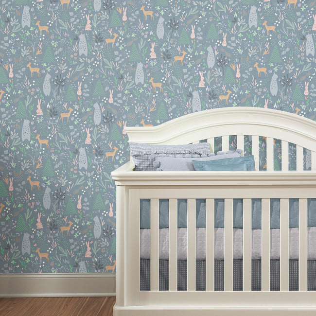 Spring Forest Pals Peel & Stick Wallpaper – RoomMates Decor