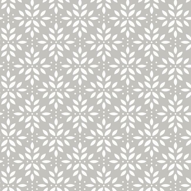 Rose Lindo Agave Peel & Stick Wallpaper Peel and Stick Wallpaper RoomMates Roll Taupe 