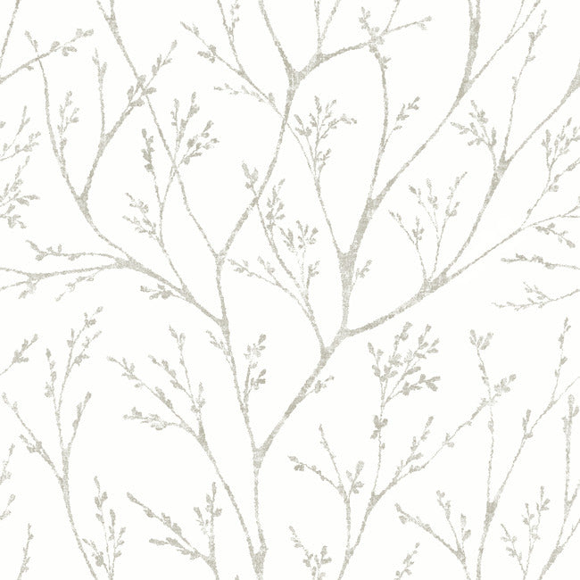 Tree Branches Peel & Stick Wallpaper Peel and Stick Wallpaper RoomMates Roll Glint 