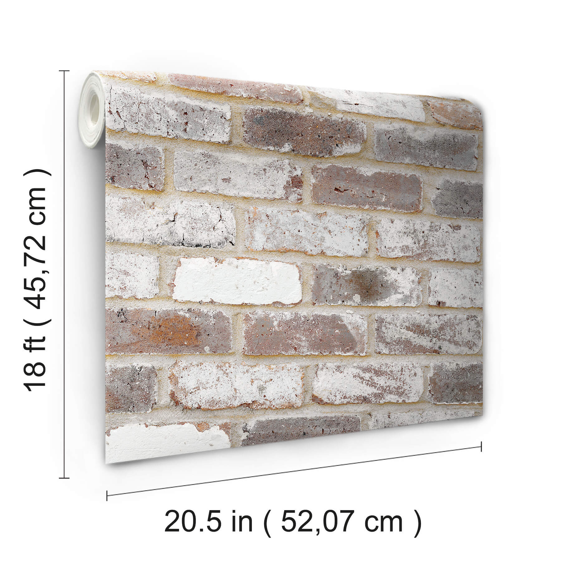 Reclaimed Brick Peel and Stick Wallpaper Peel and Stick Wallpaper RoomMates   