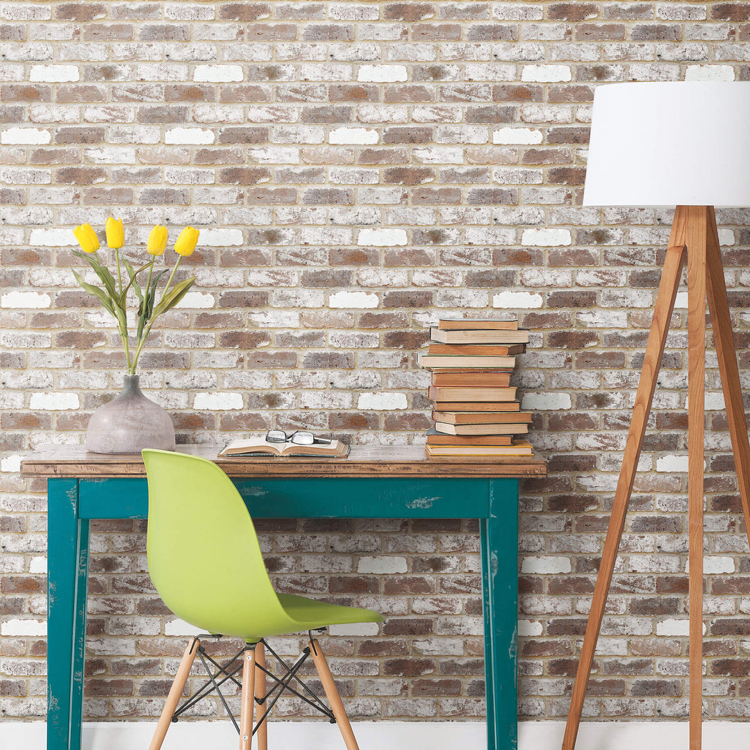 Reclaimed Brick Peel & Stick Wallpaper – RoomMates Decor