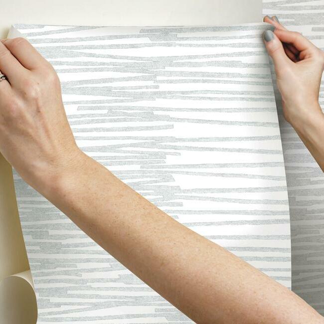 Nikki Chu Burundi Thatch Peel and Stick Wallpaper Peel and Stick Wallpaper RoomMates   