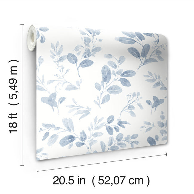 Lisa Audit Dancing Leaves Peel & Stick Wallpaper Peel and Stick Wallpaper RoomMates   