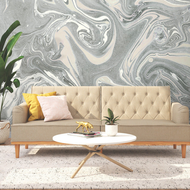 Mr. Kate Acrylic Pour Peel & Stick Wallpaper Mural Wall Murals RoomMates   