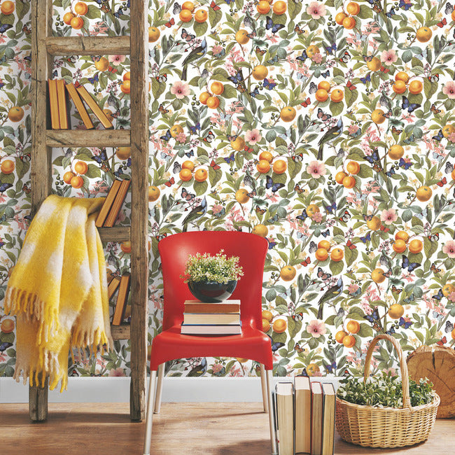 Citrus Peel and Stick Wallpaper Peel and Stick Wallpaper RoomMates   