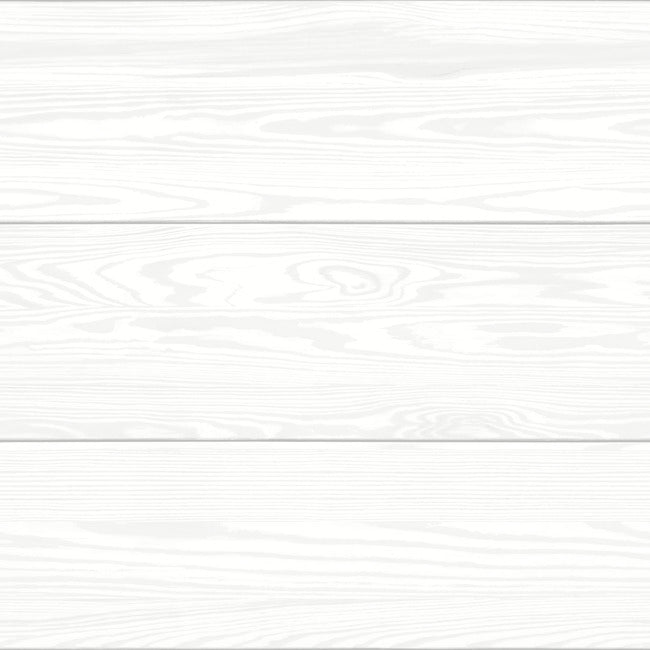 3D Textured Shiplap Peel & Stick Wallpaper (With Raised Inks) Peel and Stick Wallpaper RoomMates Roll White 