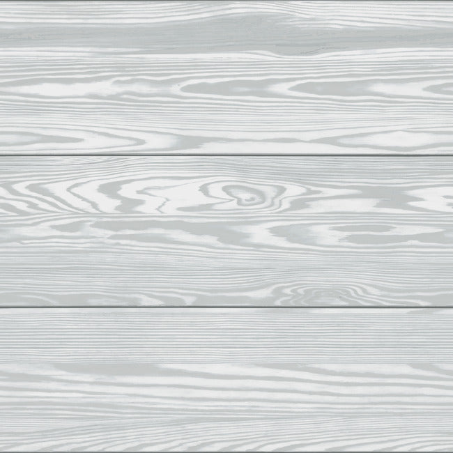 3D Textured Shiplap Peel & Stick Wallpaper (With Raised Inks) Peel and Stick Wallpaper RoomMates Roll Grey 