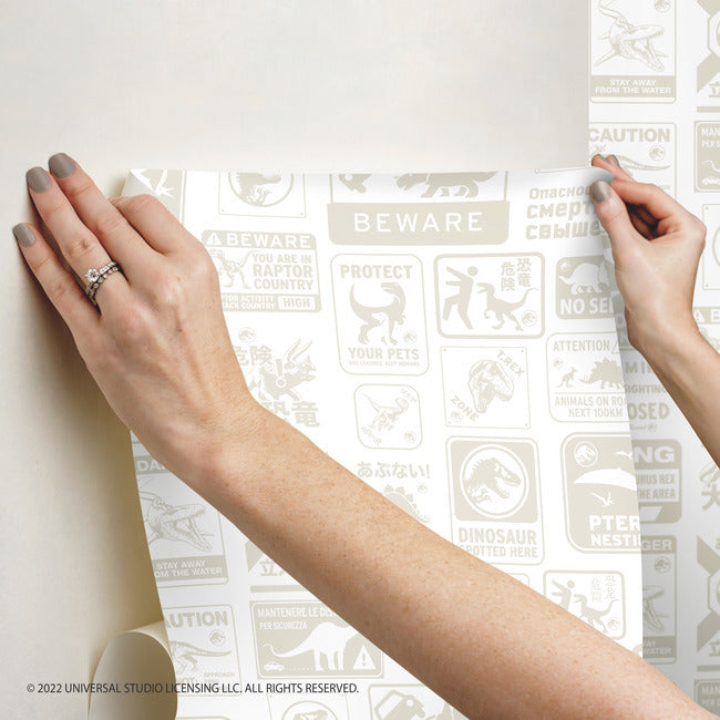 Jurassic World: Dominion Signs Peel And Stick Wallpaper Peel and Stick Wallpaper RoomMates   
