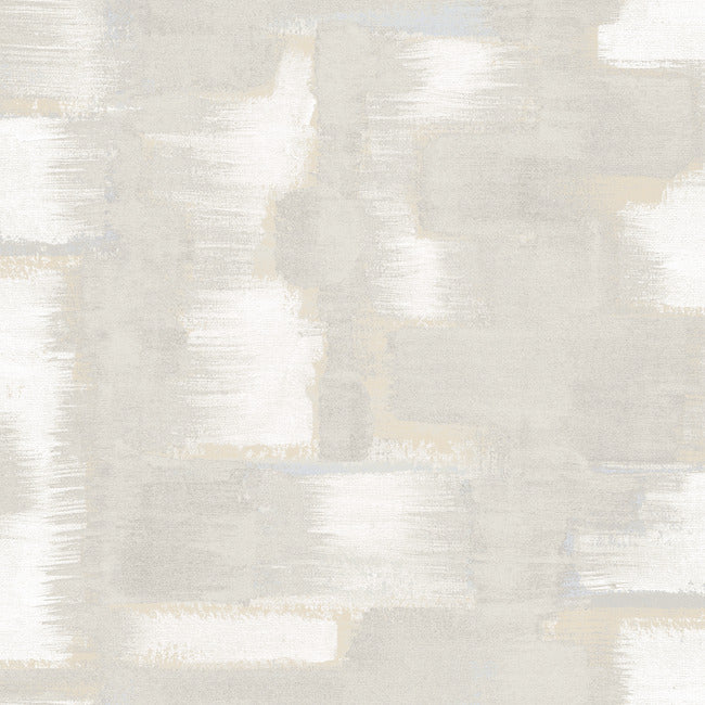 Tamara Day Modern Ikat Wallpaper Peel and Stick Wallpaper RoomMates Roll Grey 