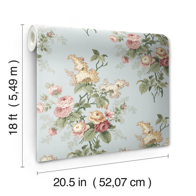Waverly Emma's Garden Peel & Stick Wallpaper Peel and Stick Wallpaper RoomMates   