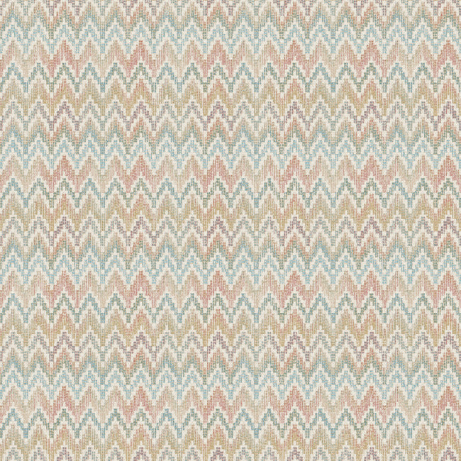 Waverly Heartbeat Peel & Stick Wallpaper Peel and Stick Wallpaper RoomMates Roll Pink/Teal 
