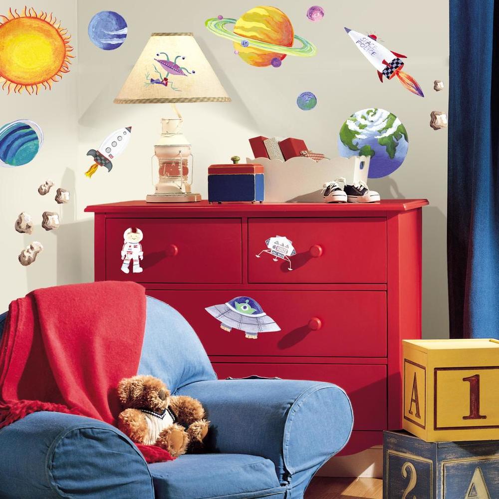 Outer Space Wall Decals Wall Decals RoomMates   