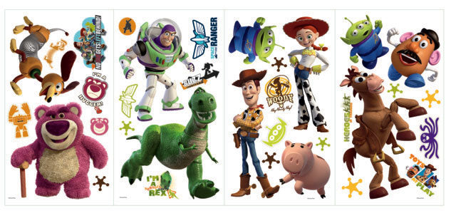 Toy Story 3 Glow in the Dark Wall Decals Wall Decals RoomMates   