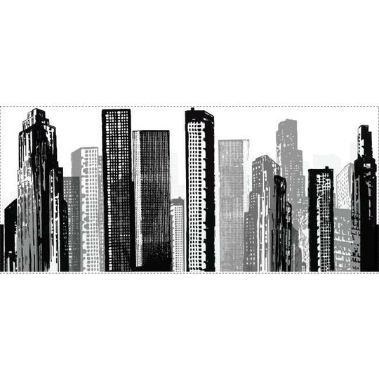 Cityscape Giant Wall Decal – RoomMates Decor