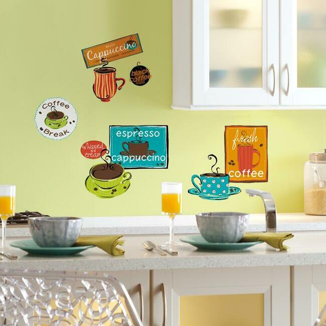 Cafe Wall Decals Wall Decals RoomMates   