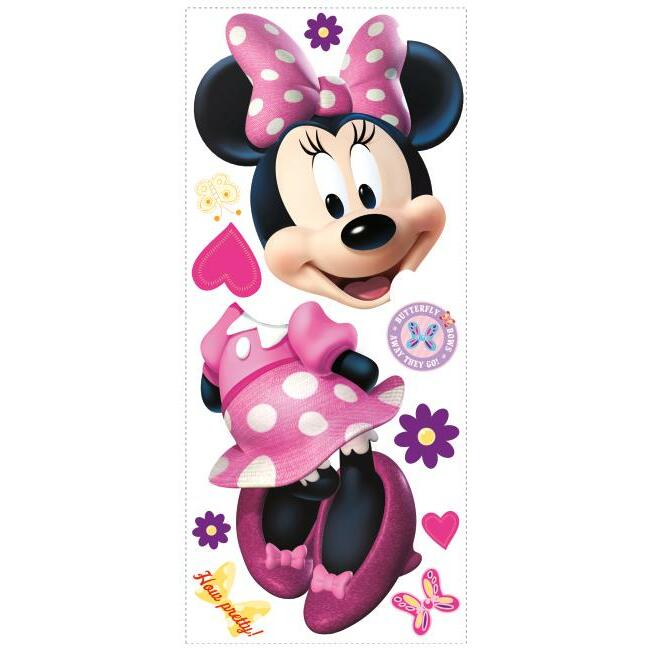 Minnie Mouse Bow-tique Giant Wall Decal Wall Decals RoomMates   