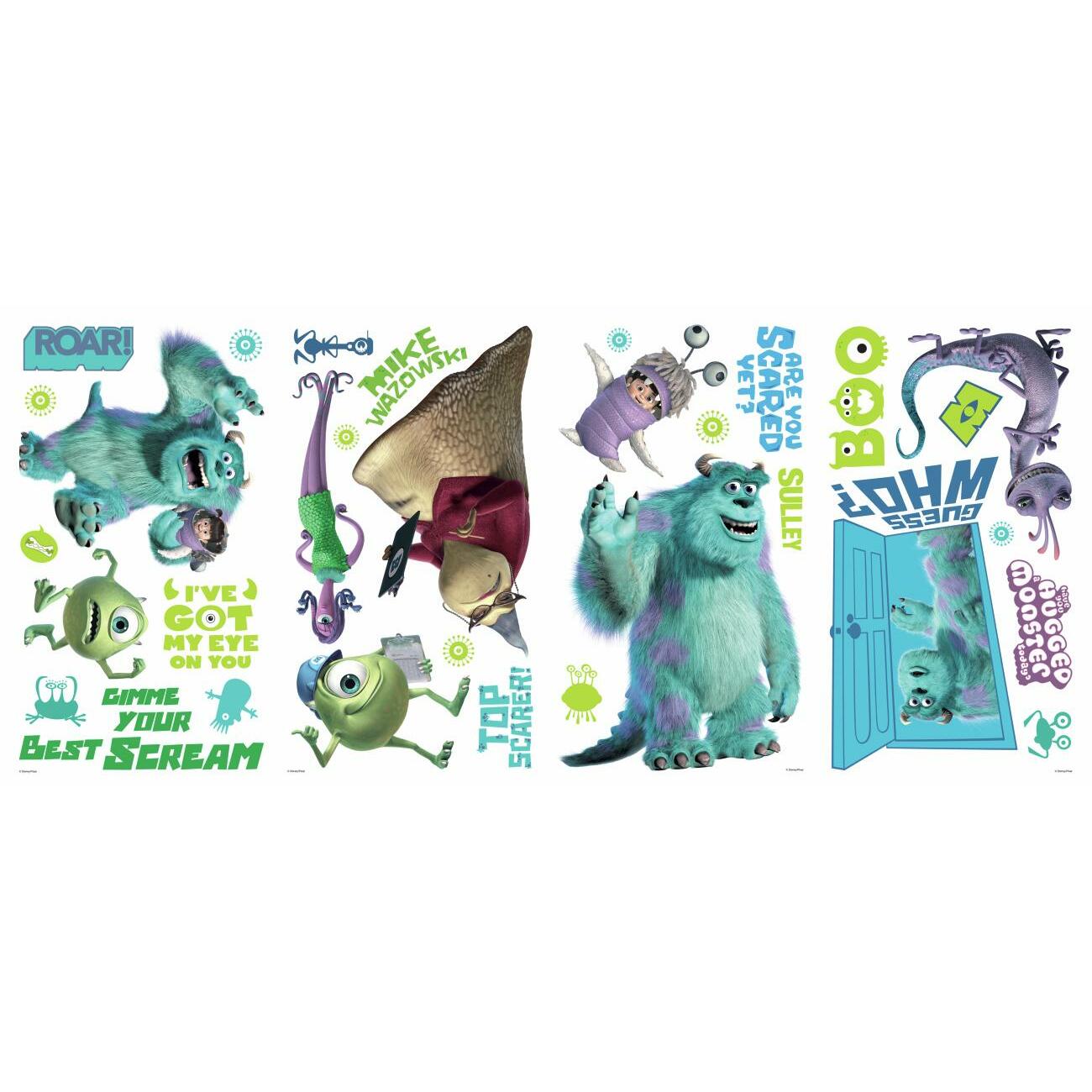 Monsters, Inc. Wall Decals Wall Decals RoomMates   