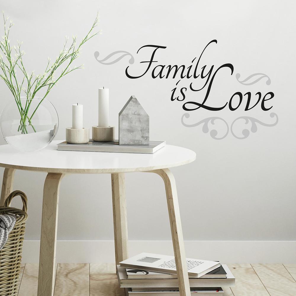 Family Is Love Quote Wall Decals Wall Decals RoomMates   