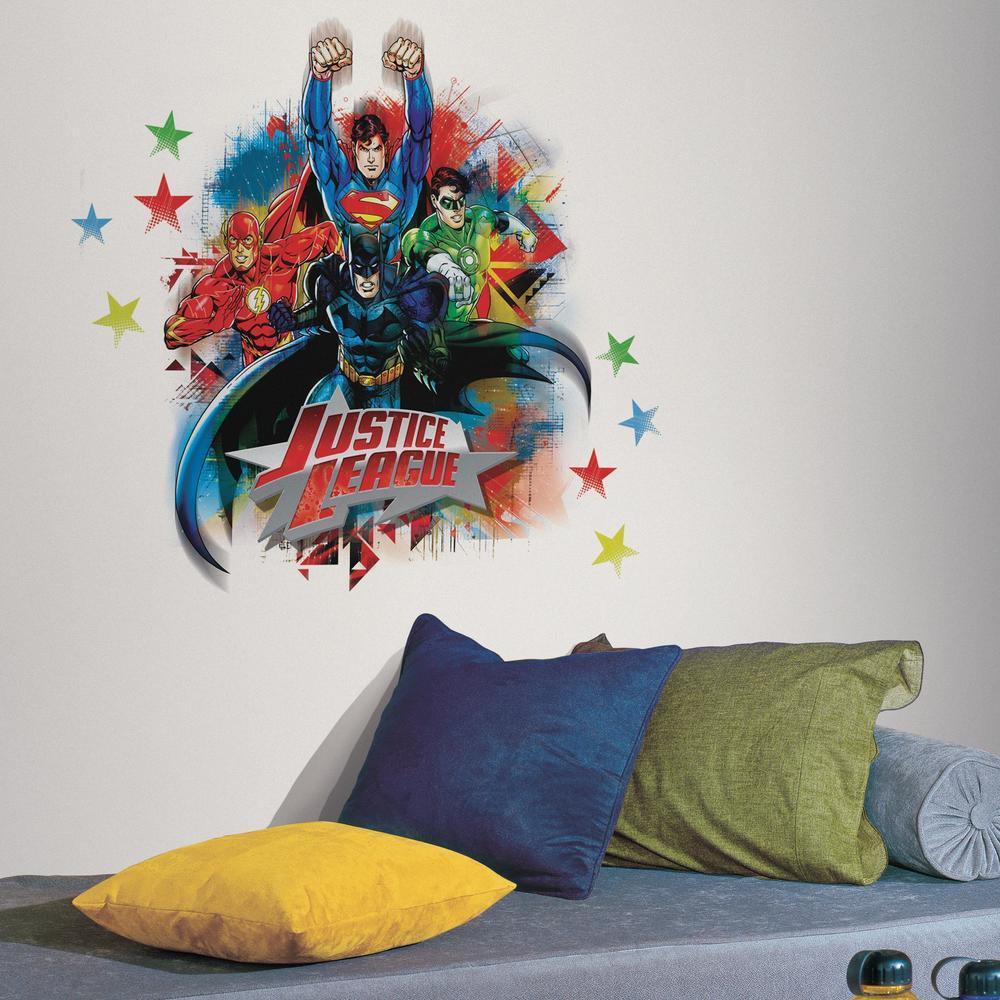 Justice League Giant Wall Decal Wall Decals RoomMates   