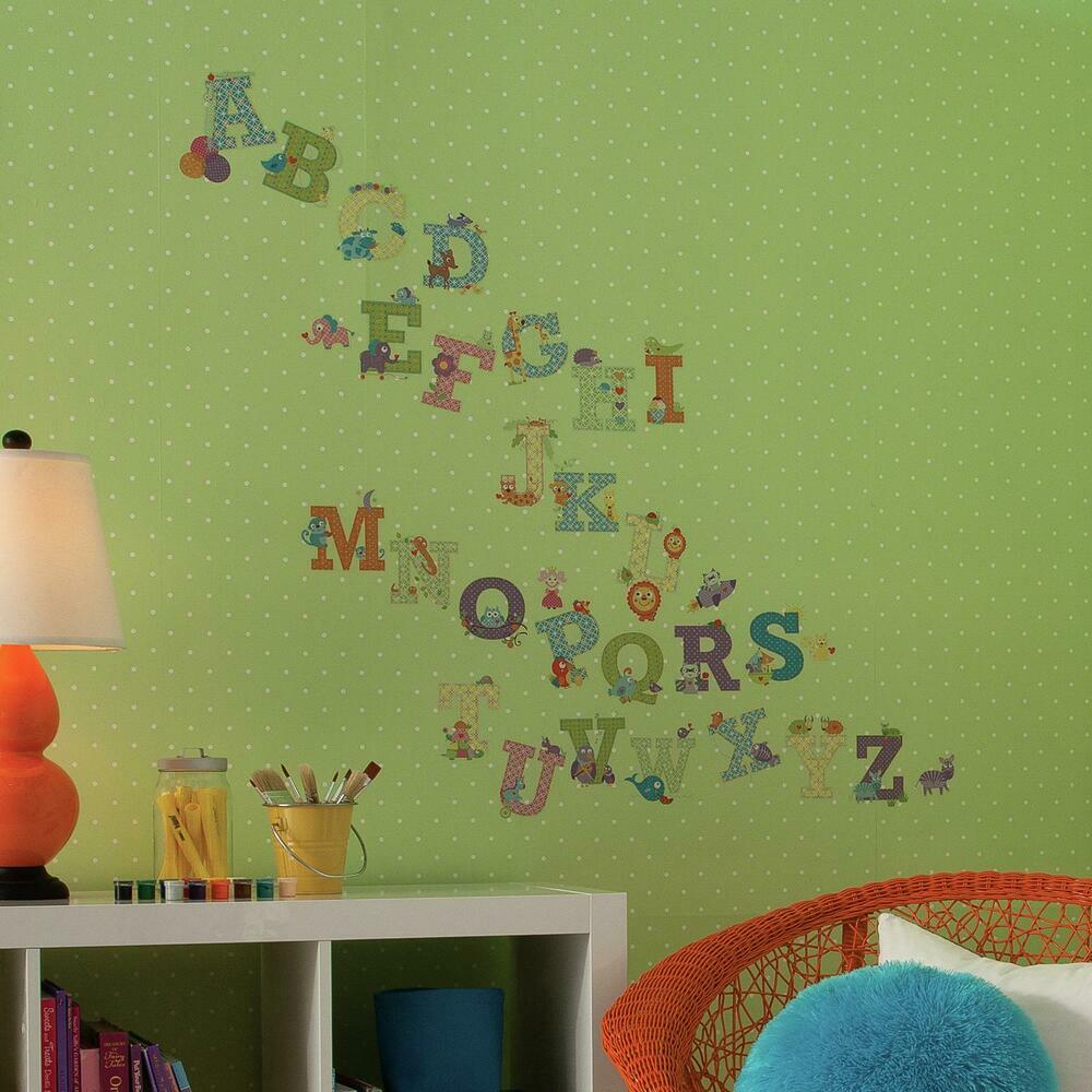 Happi Animal Alphabet Wall Decals Wall Decals RoomMates   