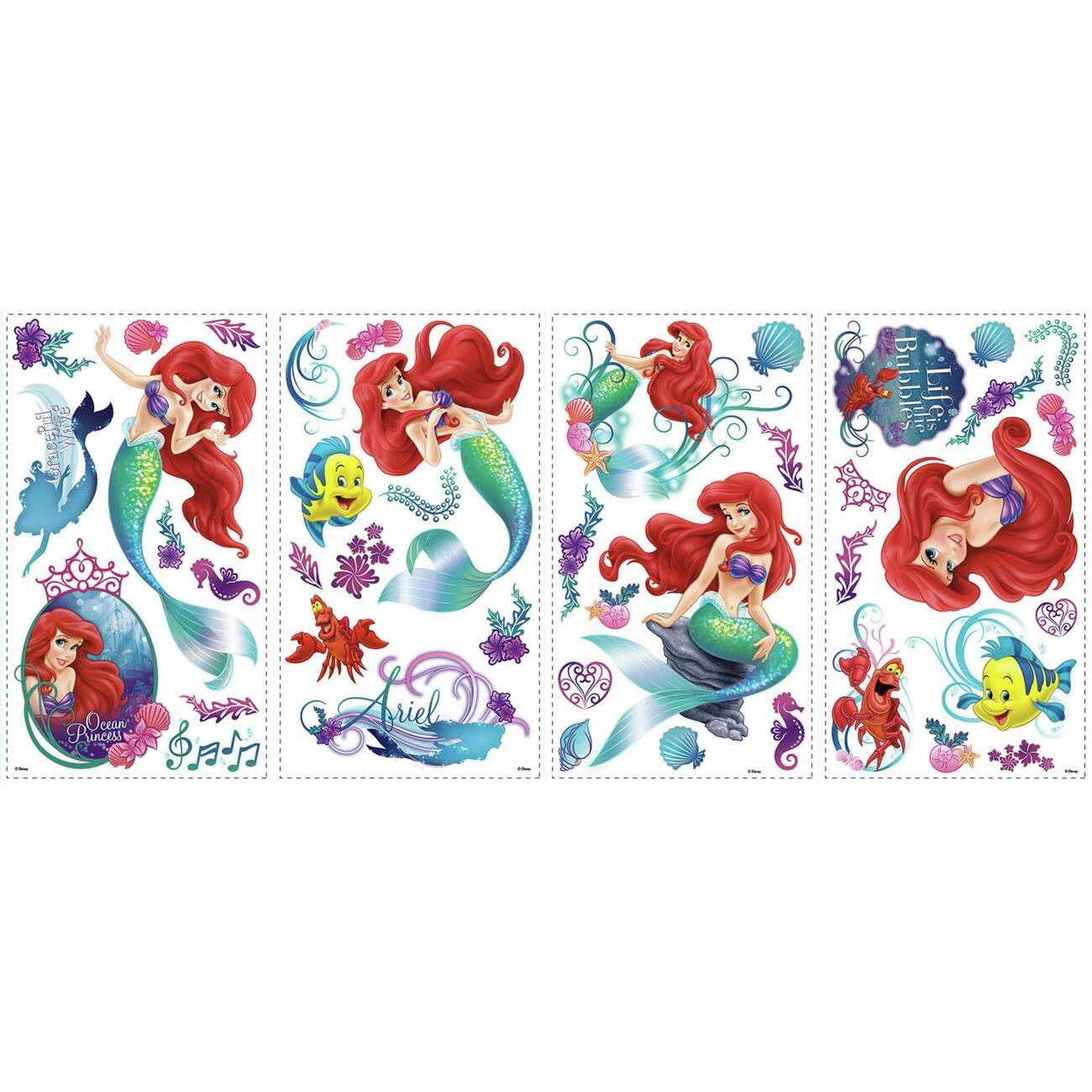 The Little Mermaid Wall Decals Wall Decals RoomMates   