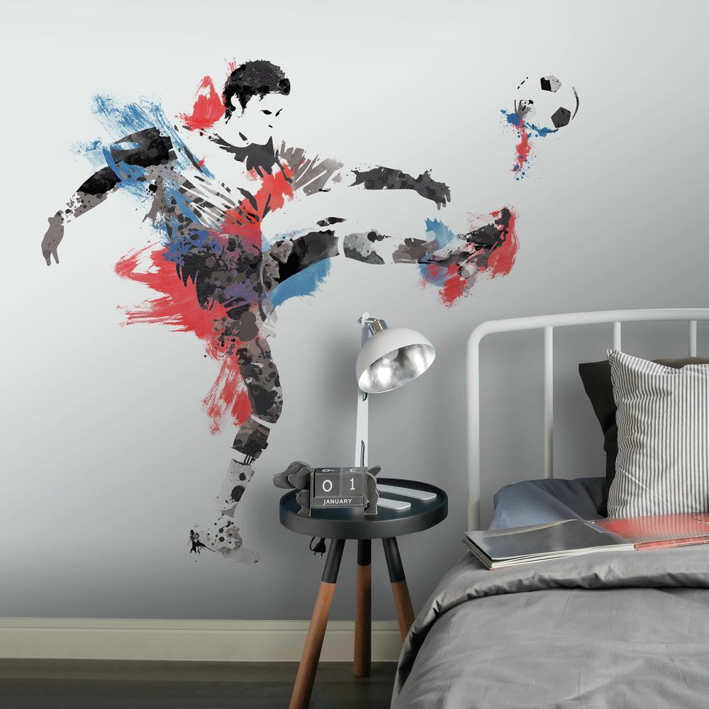 Men's Soccer Champion Giant Wall Decals Wall Decals RoomMates   