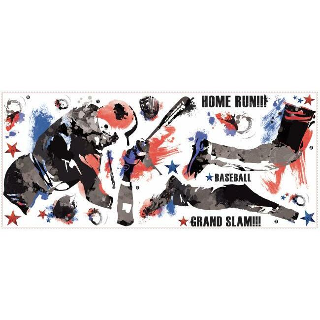 Men's Baseball Champion Giant Wall Decals Wall Decals RoomMates   