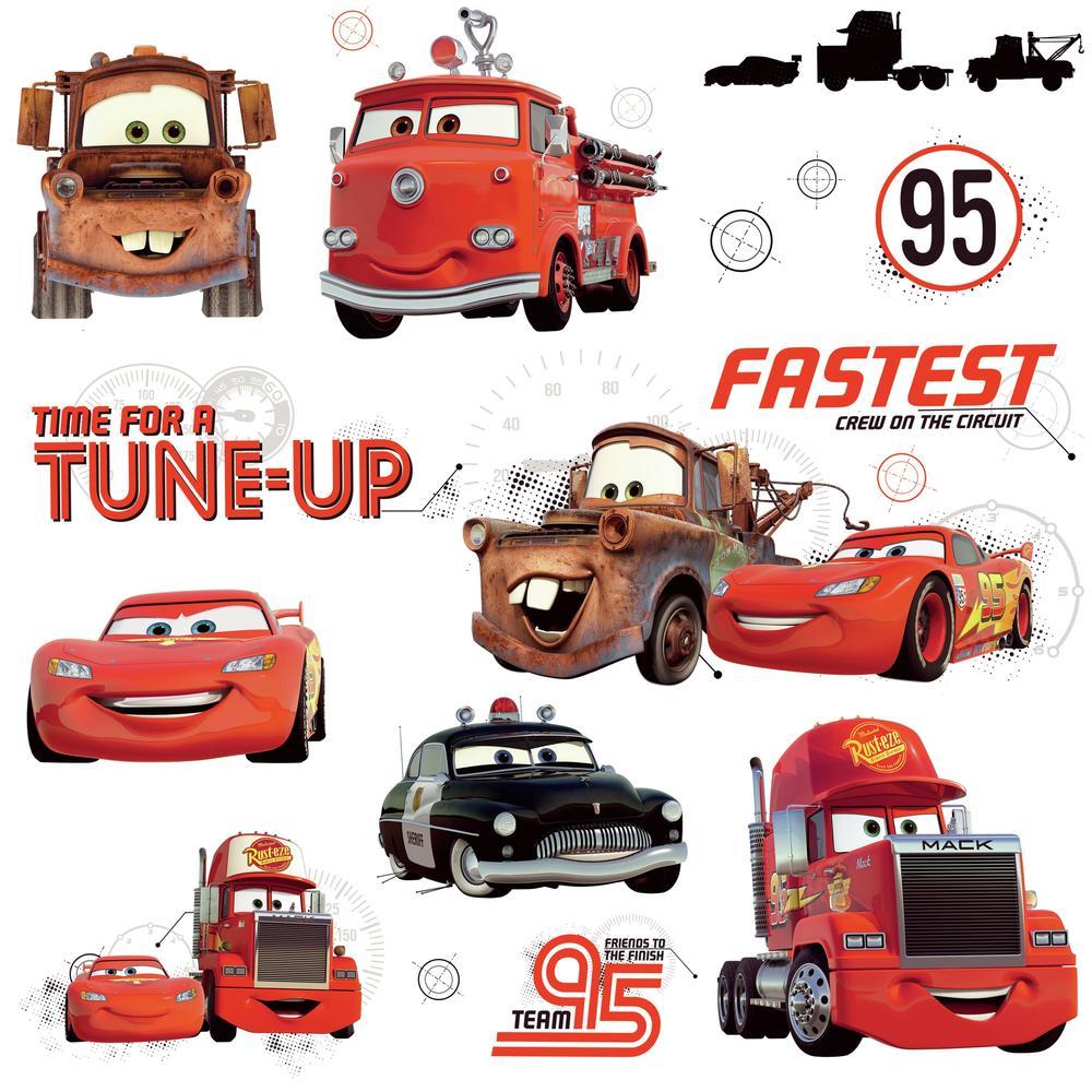 Sticker mural XL Disney Cars - Flash mcqueen - RoomMates