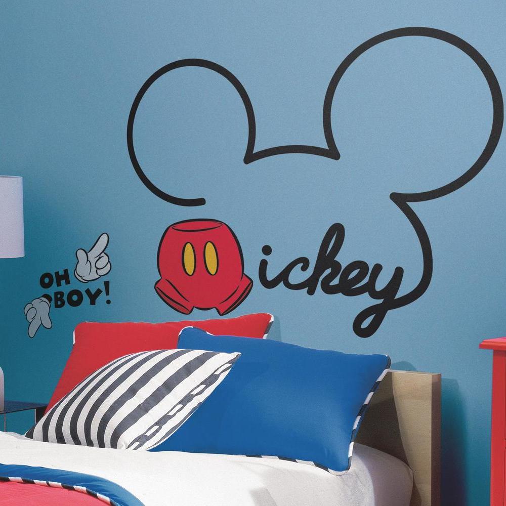 All About Mickey Giant Wall Decals Wall Decals RoomMates   