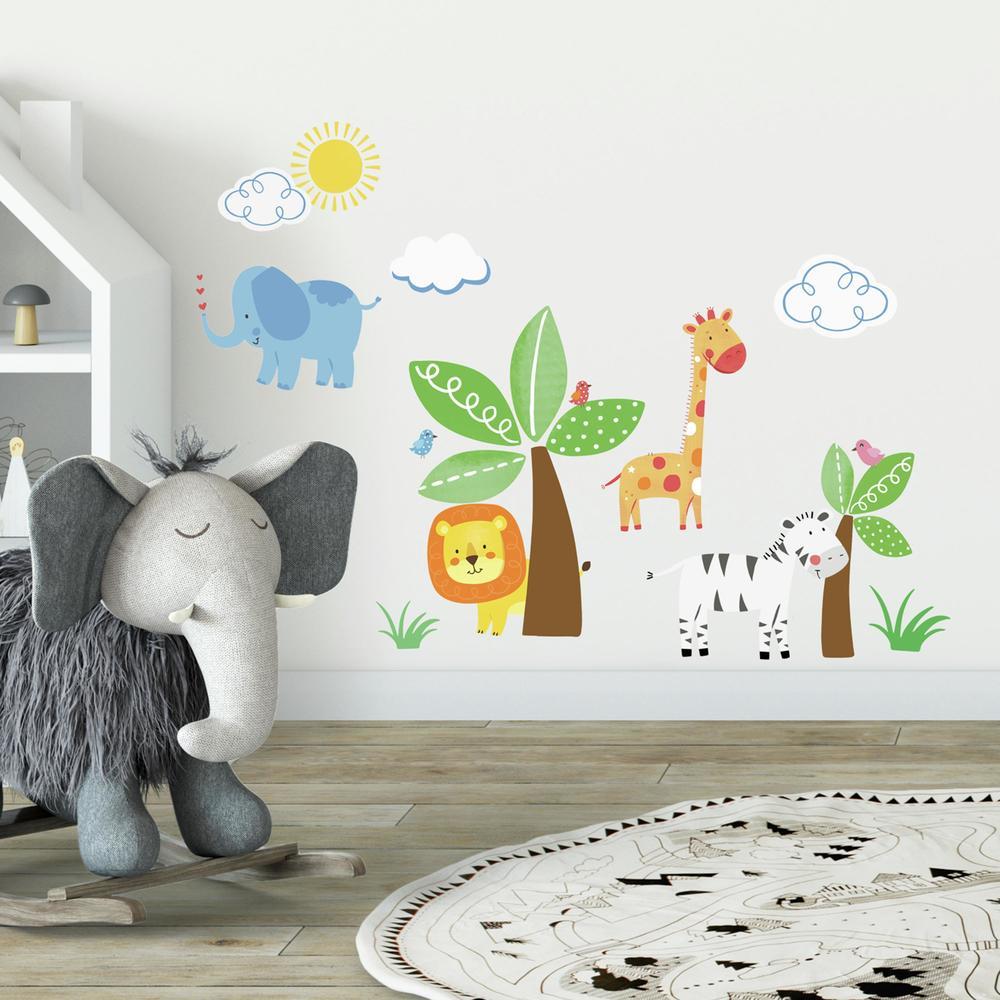 Jungle Friends Wall Decals Wall Decals RoomMates   