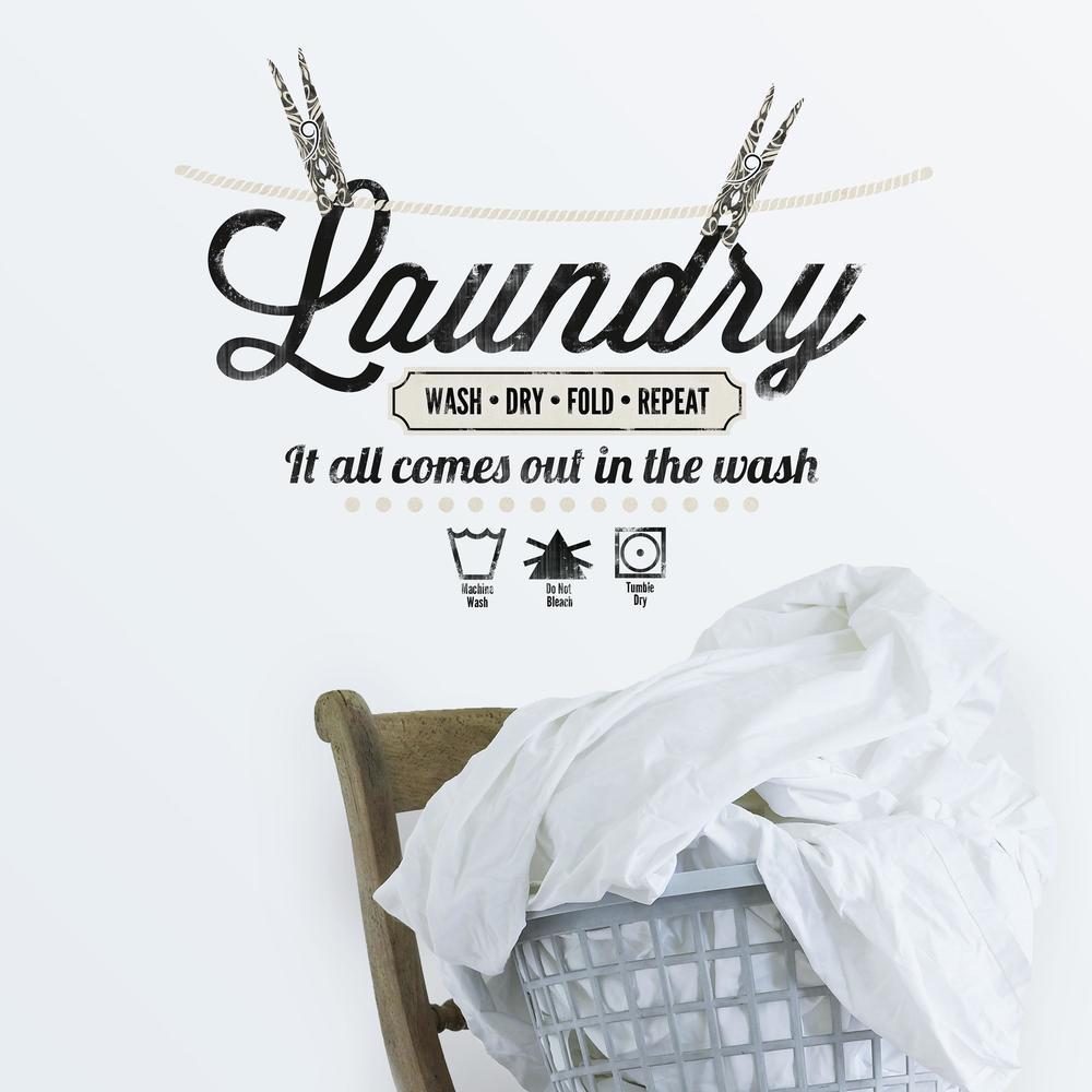 Laundry Quote Wall Decals Wall Decals RoomMates   