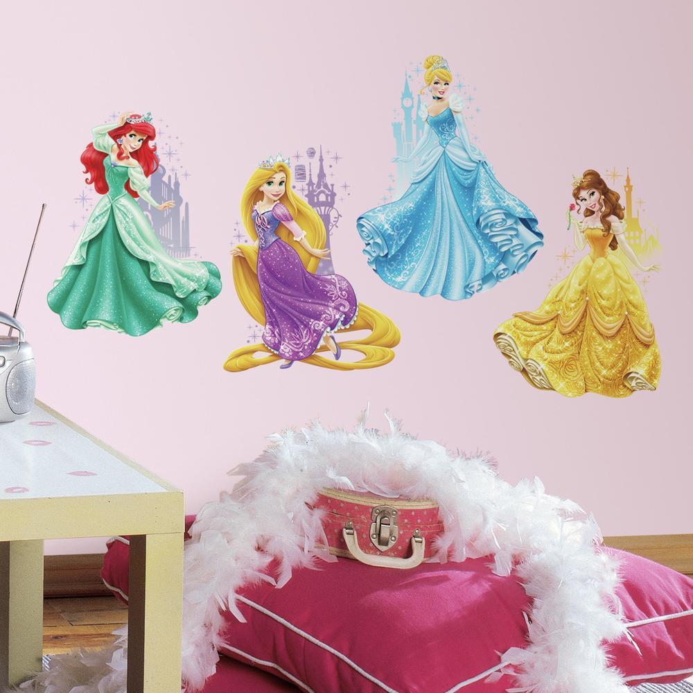 Disney Princess & Castle Wall Decals Wall Decals RoomMates   