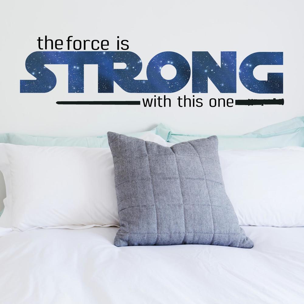 Star Wars Strong Quote Peel and Stick Wall Decals Wall Decals RoomMates   