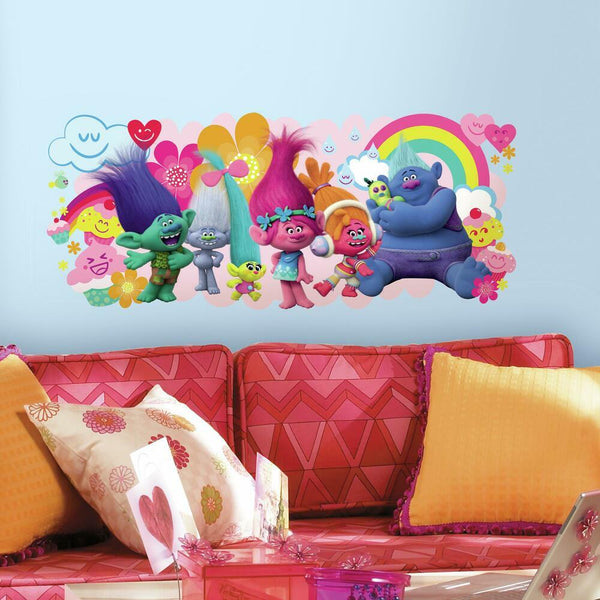 Trolls Canvas Movie Poster Wall Print Semi Gloss 36x24 New Various shops Sizes