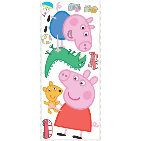 Peppa Pig and George Playtime Giant Wall Decals – RoomMates Decor