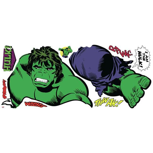 Classic Hulk Comic Giant Wall Decals Wall Decals RoomMates   